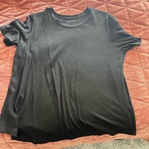 Universal Standard Black Tee Rex